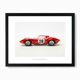 Toy Car 69 Corvette Racer Red Poster Art Print