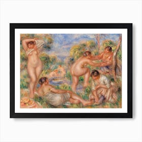 Bathing Group (1916), Pierre Auguste Renoir Art Print