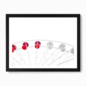 Minimalist Ferris Wheel Art Print