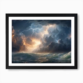 Stormy Sea Art Print