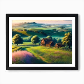 Landscape Painting 189 Art Print