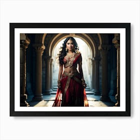 Indian Beauty Art Print