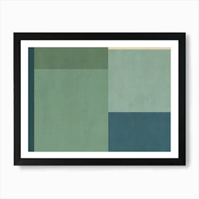 Abstract shapes - Gn02 Art Print