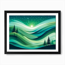 Landscape Canvas Print 8 Art Print