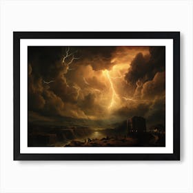 Lightning Storm Art Print