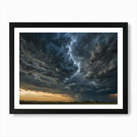 Storm Clouds In The Sky Art Print