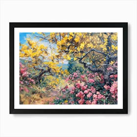 Blossoming Trees Art Print