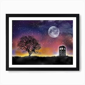 Doctor Who Landscape Art Print