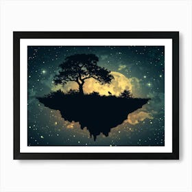 Island In The Sky Art Print