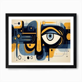 Abstract Eye 4 Art Print