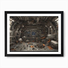 Spaceship Interior Art Print