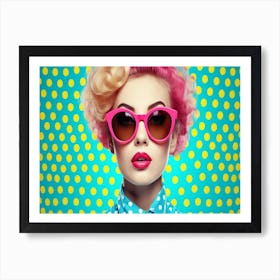 Polka Dot Girl 2 Art Print