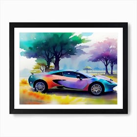 Mclaren Sports Car Art Print