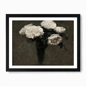 Roses In A Vase 10 Art Print