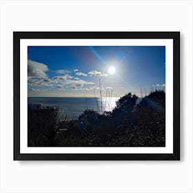 Sun Shines Over The Sea Art Print