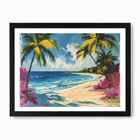 Tropical Beach 1 Art Print