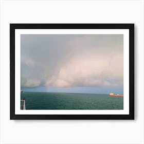 Storm Clouds Over The Sea Art Print