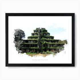 Prasat Thom, Temples Of Angkor, Cambodia Art Print