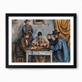 The Card Players (ca. 1890–1892), Paul Cézanne Art Print