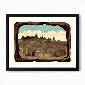 Edinburgh Cityscape Art Print