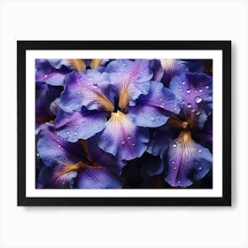 Purple Iris 4 Art Print