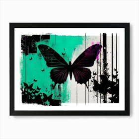 Butterfly Painting 92 Art Print