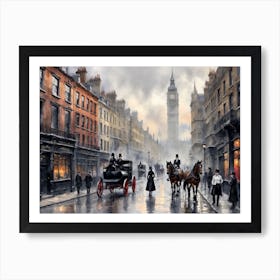 London Street Scene 8 Art Print