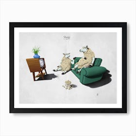 Sheep Art Print