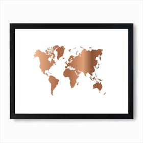 World Map 32 Affiche