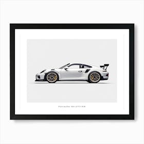 Toy Car Porsche 911 Gt3 Rs White Poster Art Print