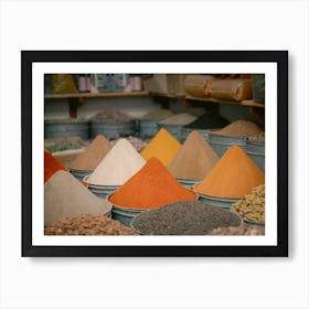 Herbs And Spices Morocco Art Print