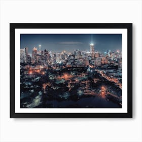 Bangkok Panorama Art Print