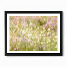 Abstract Blooming Prairie Landscape Art Print