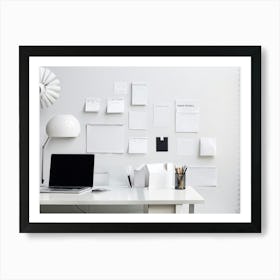 Office Desk 1 Art Print