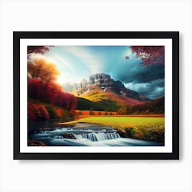 Autumn In The Mountains 1 Art Print