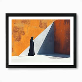 Woman In Black Art Print