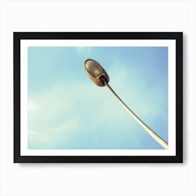 View From Below Of A Street Lamp In Daylight 2 Art Print