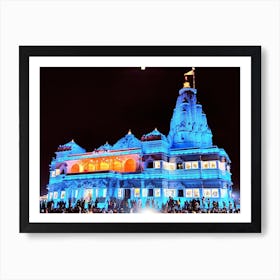 Sikh Temple At Night 1 Art Print