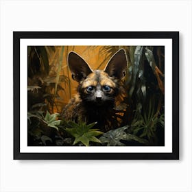 Bat Eared Fox 1 Art Print