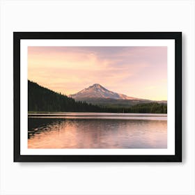 Mount Hood Summer At The Lake Art Print