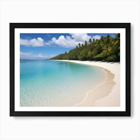 White Sand Beach 1 Art Print