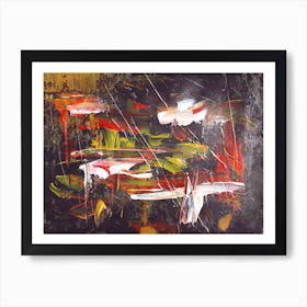 Painting Abstract Illustration Energy Power In Modern Style 08 Art Print