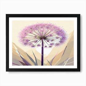 Allium 28 Art Print