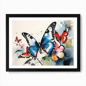 Butterfly Painting 101 Art Print