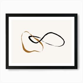 Bohemian Infinity Logo Art Print