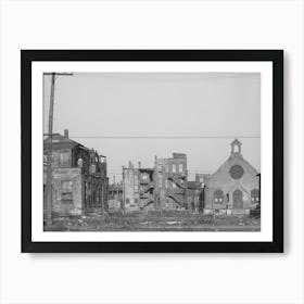 Chicago, Illinois, Scene In African American Section By Russell Lee Art Print