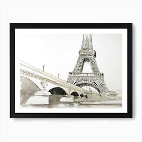 Paris Eiffel Tower Art Print