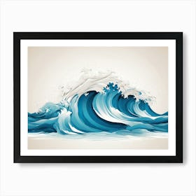 Ocean Wave Art Print