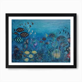 Wall Art with Great Barrier Reef Art Print