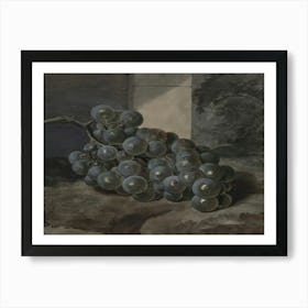 Grapes In A Window Art Print